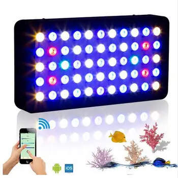 

WIFI Controlled 100% high quality Wholesale 165W Led Aquarium Lights for Coral Reef Benthon tank lighting