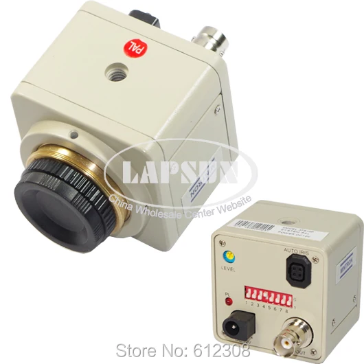 470 TVL 1/3&quot CCD Digital Industry Microscope Camera Set BNC Color Video Output C CS Mount Lens Support For PCB BGA SMD Soldering |
