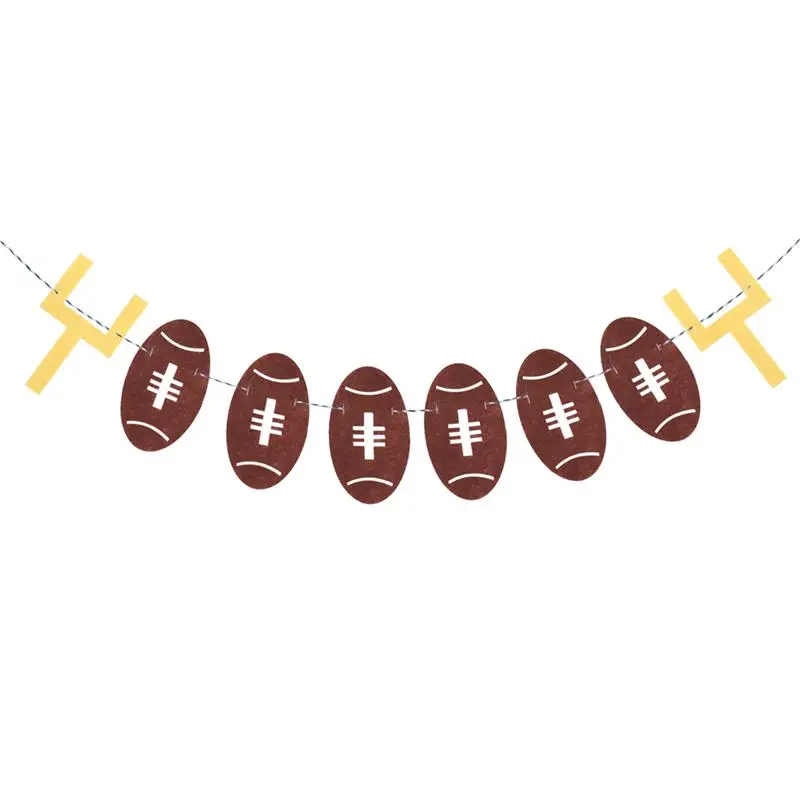 

3 Meters Rugger Cutouts Football Party Banners Birthday Bunting Garland For Rugby Game Birthday Party Decor