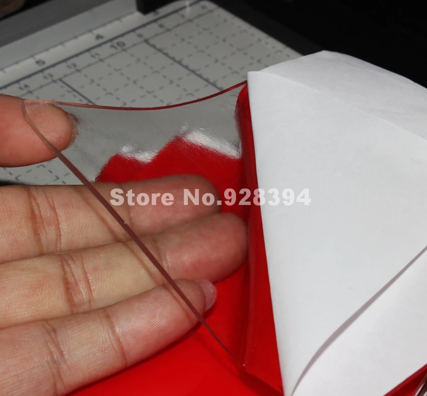 Fita adesiva dupla face transparente de espuma acrílica (espessura 2mm) 100mm x 100mm vhb