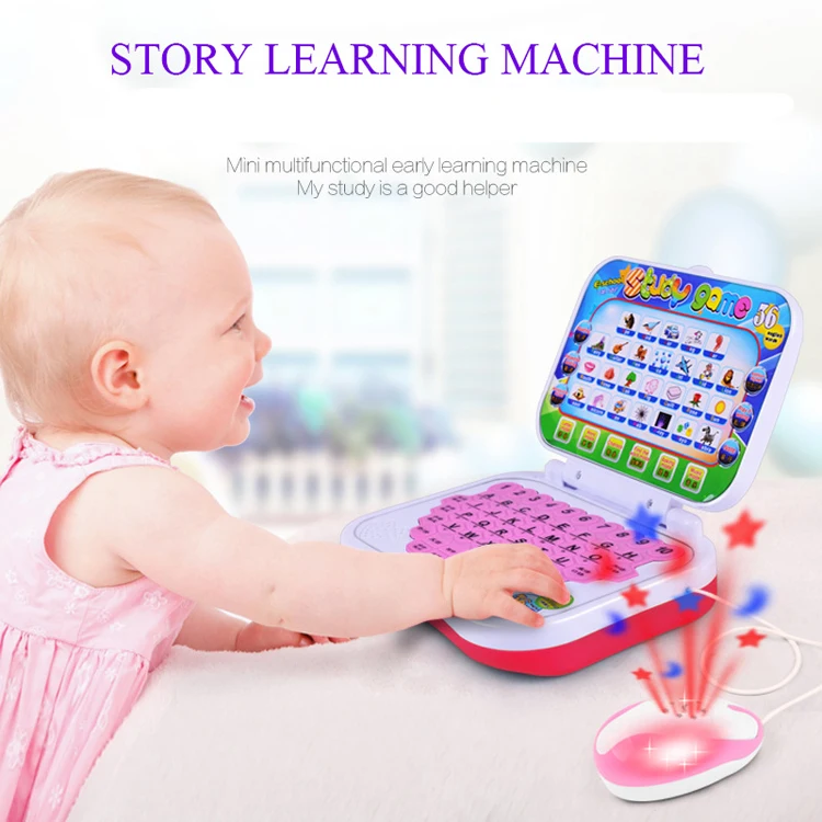 Новая история обучения и образования машины игрушки Моделирование ноутбук Touch Многофункциональный китайский и английский Компьютерные