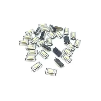 

100Pcs High Quality 3*6*2.5mm 3*6*2.5H 3x6x2.5mm SMD White Push Button Switch Microswitch Tact Switch