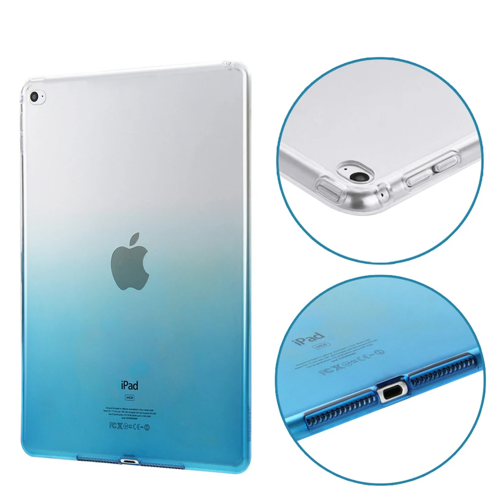 Ультратонкий чехол для планшета iPad 2/3/4 Suger Rainbow 9 7 '' мягкий из ТПУ 2 3 4 TPU|Чехлы