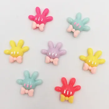 

NEW DIY 20PCS 20mm Resin Mini Lovely Palm Flatback Stone/Children Scrapbook Crafts Small ornaments and miniature models K67A