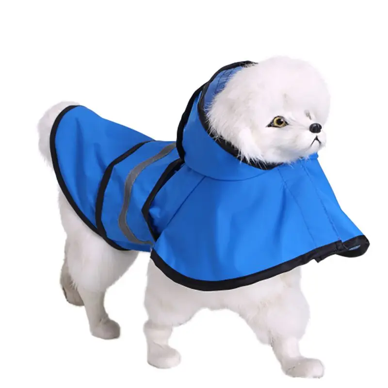 Pet Dog Rain Coat Jacket Clothes Dog Puppy Waterproof Hoodie Raincoat
