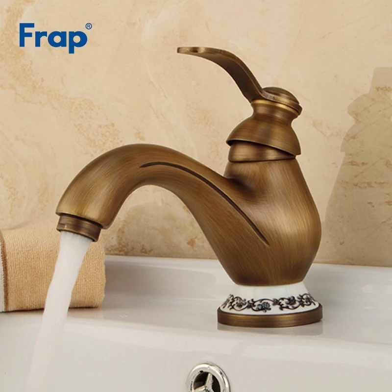 Frap العتيقة النحاس الطابق جبل حوض للحمام الحنفيات الحنفية الغرور أحواض من الزجاج خلاط واحد صنبور Torneira تفعل Banheiro هل Y10071 Frap العتيقة النحاس الطابق جبل حوض للحمام الحنفيات الحنفية الغرور أحواض من الزجاج خلاط واحد صنبور Torneira تفعل Banheiro هل Y10071