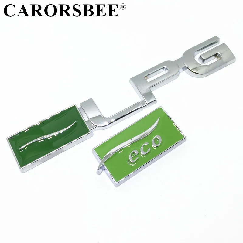 

3D Metal LPG ECO Emblem Badge Car sticker Auto Body Rear Trunk Decals for Chevrolet Malibu cruze captiva aveo skoda octavia