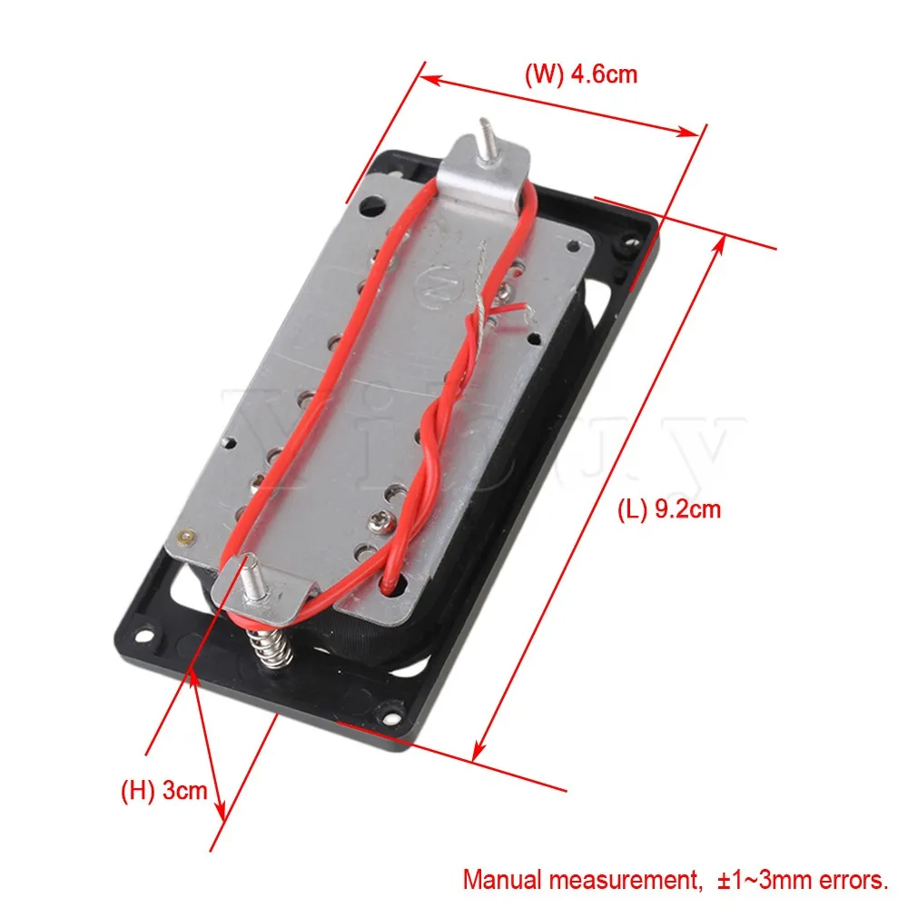 Yibuy черная шея гитары и мост Humbucker Pickups окружает|humbucker pickup|guitar neckblack guitar necks |