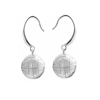 

Volleyball Drop Earring Sports Jewelry for Women Ball Fan Cloth Accessories personality for Sports Lovers 10pcs Wholesale