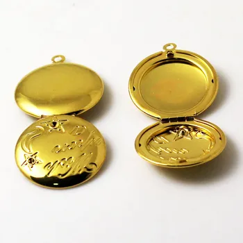 

Beadsnice Brass Locket Photo Pendant Wholesale 18.5mm Necklaces Pendants Blank Setting Jewelry For Womens ID 10785