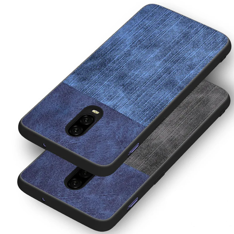 Чехол для телефона в стиле ретро OnePlus 5 5T 6T 7 Pro мягкий силиконовый Джинсовый чехол