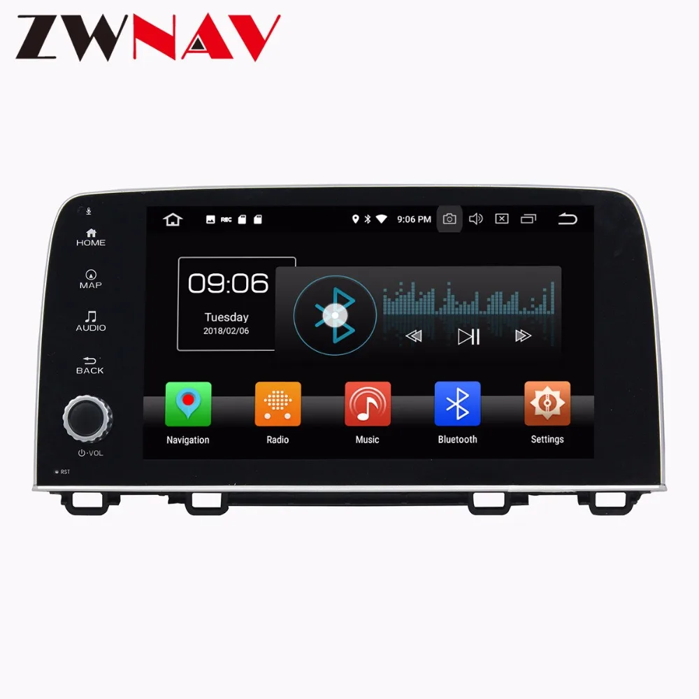 Cheap IPS Screen 4+32G Android 8.0 Car dvd multimedia player head unit for Honda CRV 2017 car with gps navigation autoradio BT Wifi 5