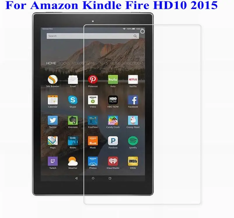 9H Premium Tempered Glass Screen Protector Film for Amazon Kindle Fire