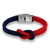 MKENDN – bracelet en cuir pour hommes et femmes, bijoux d'amitié de haute qualité, couleur Macaron, nœud, boucle en acier inoxydable, Style marin, offre spéciale ► Photo 2/6
