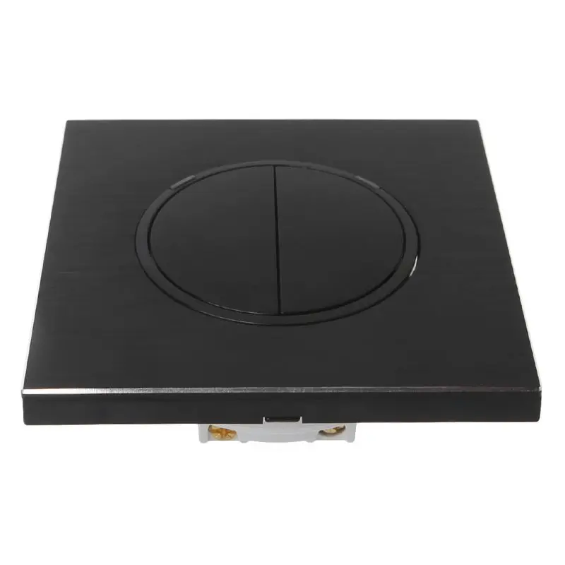 

2 Gang 2 Way Wall Panel Switch With LED Indicator Push Button Switches