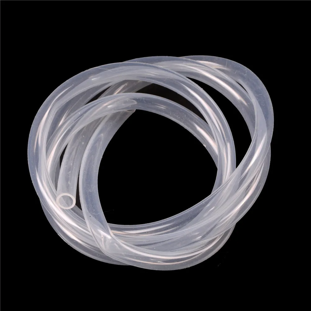

High Quality 9 Sizes 1 Meter Food Grade Transparent Silicone Rubber Homebrew Hose Out Diameter Flexible Silicone Tubing Tube