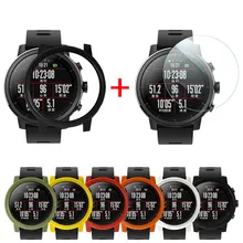 Чехол для замены ПК для Xiaomi Huami AMAZFIT 2/2S часы Stratos с защитой экрана Аксессуары для умных часов