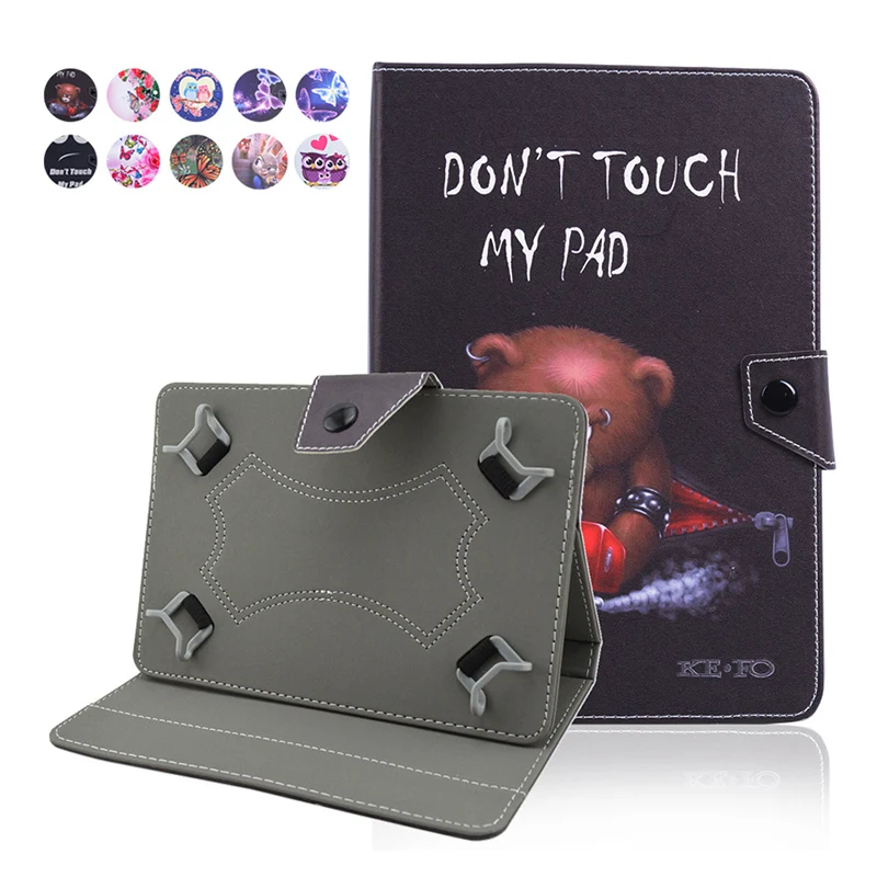 

Kefo For WEXLER .TAB A732 Universal PU Leather Stand Case Cover For ASUS MeMO Pad 7 ME572C 7 inch Tablet For kids +3 gifts