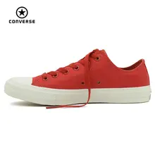 Конверс Чак Тэйлор II All Star низкие мужские и женские кроссовки парусиновая обувь Классическая однотонная обувь для скейтбординга 150151C