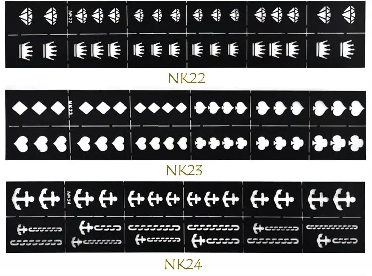Трафаретная штамповка для маникюра, виниловые наклейки для маникюра и красоты, инструменты для ногтевого дизайна, 12 насадок/листов