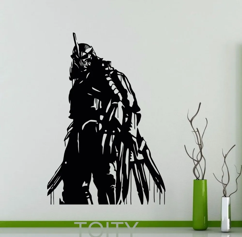 Shredder Wall Sticker Poster Turtles Mutant Ninja Vinyl