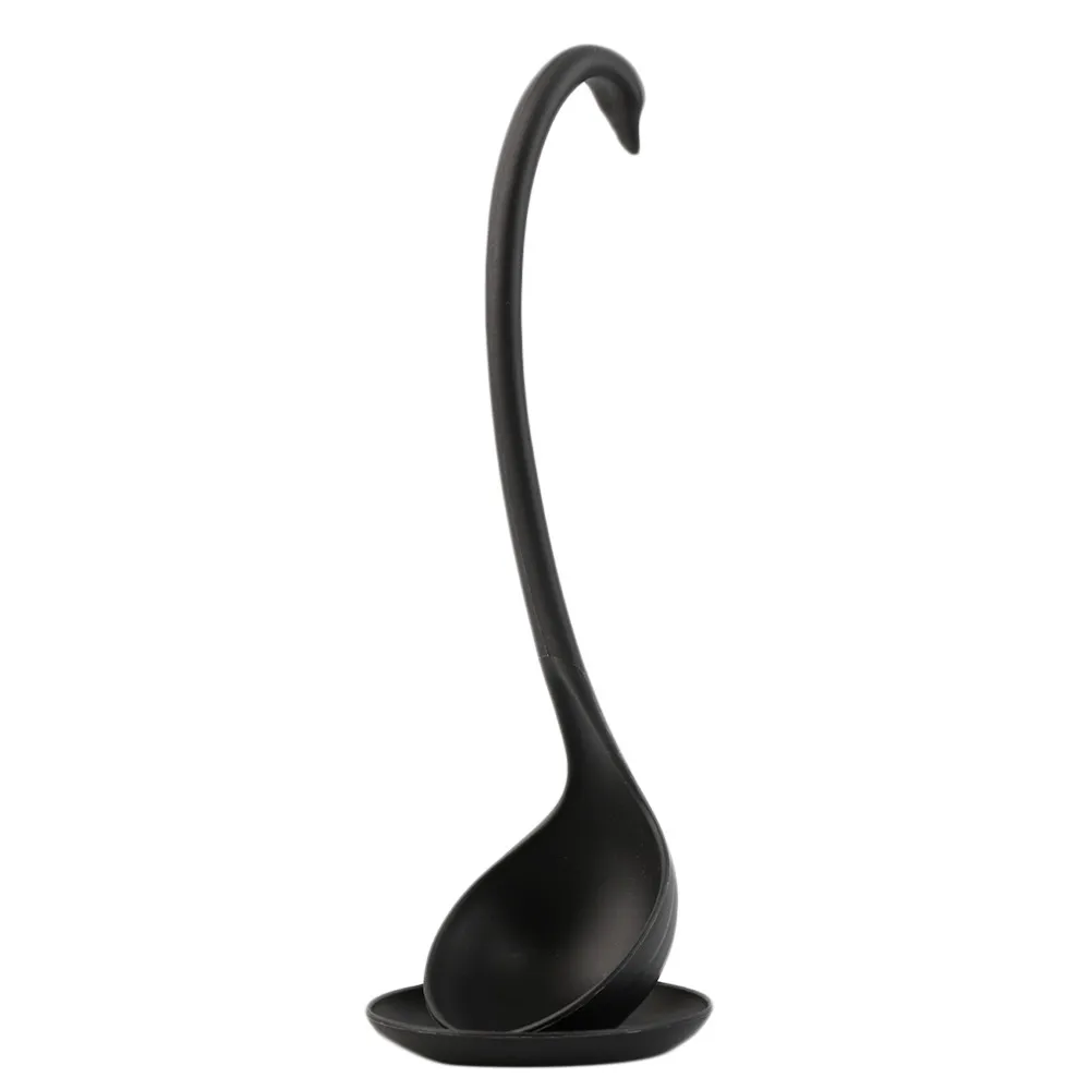 Swan Ladle Spoons Unique Swan Shaped Ladle Special Swan Spoons Useful Kitchen Cooking Tool Plastic Ladle Home Table Decor