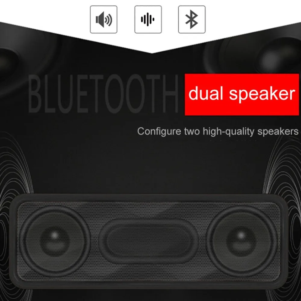 SC211 Bluetooth динамик портативный Bluetooth динамик открытый Bluetooth стерео динамик музыкальный плеер динамик бас для ноутбука телефона