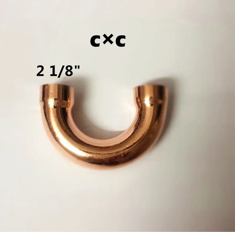 

2 1/8 " 54mm 180 degree Return Bend C X C copper elbow brass fitting refrigeration parts air condition fittings pipe fitting