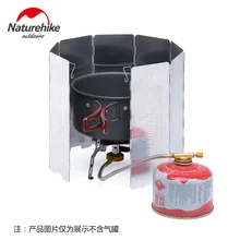 Naturehike factory sell Outdoor Camping Stove folding Windscreen Cooking Windshield Accessories Windproof Folding Screen