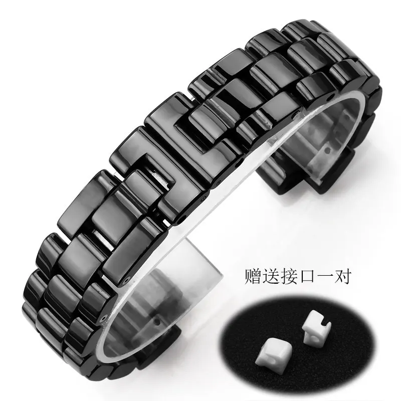 Кварцевые часы с керамическим ремешком черные белые для chanel J12 H0685 H1628 модные