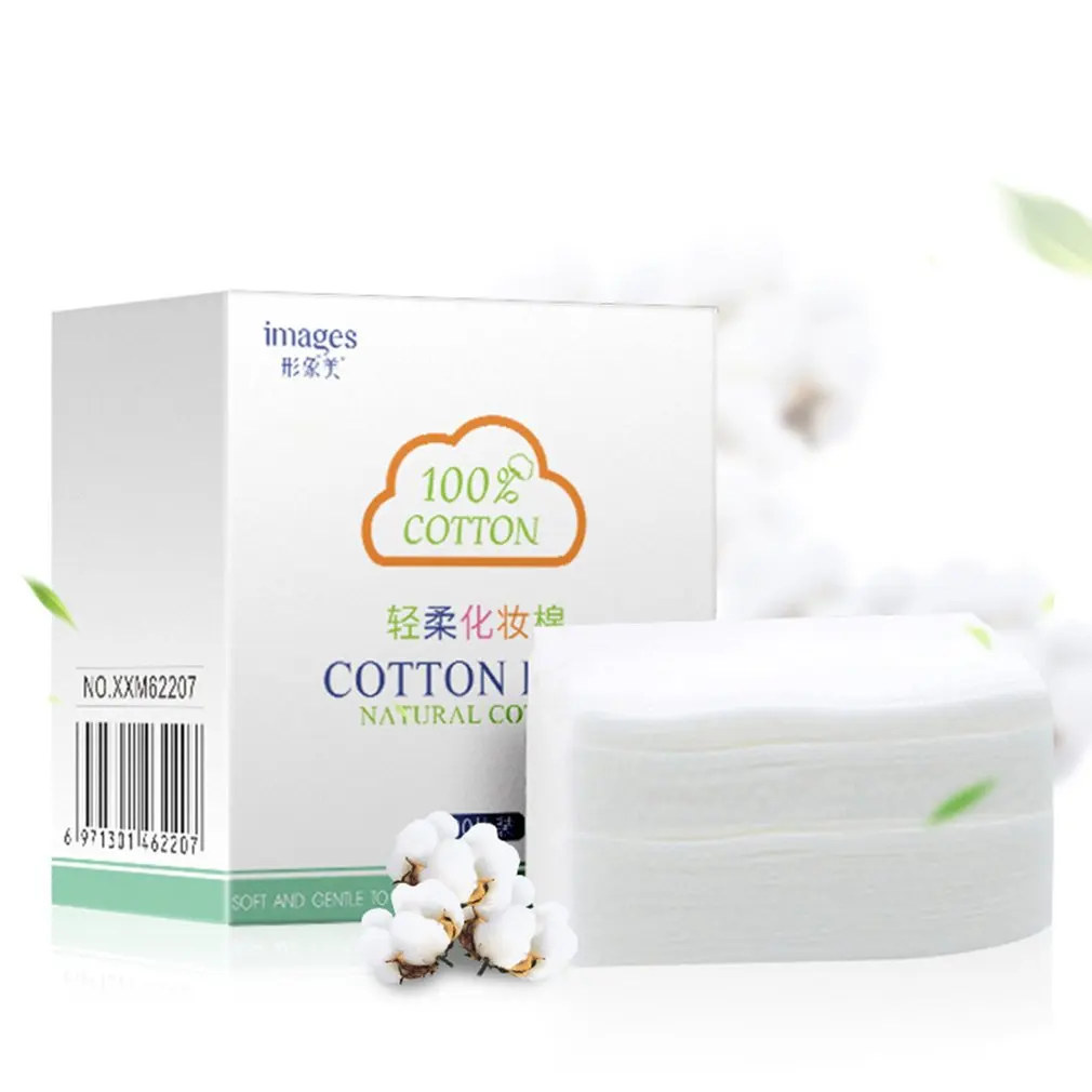 100 pcs Cotton Pad Makeup Remover maquiagem Puff Organic Cotton Skin