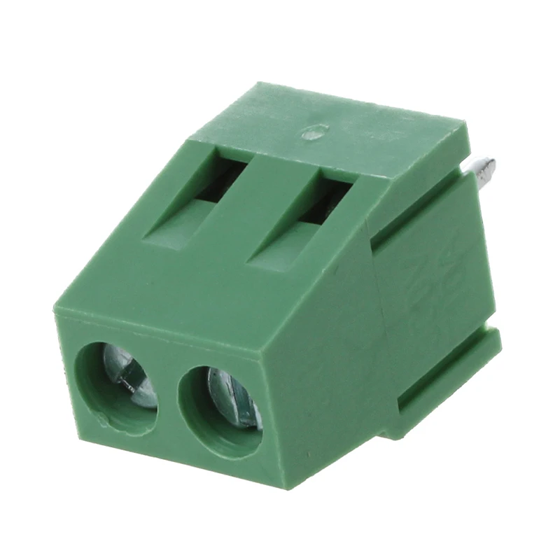 

5 Pcs 2 Pin 5.08mm Pitch PCB Mount Screw Terminal Block 10A