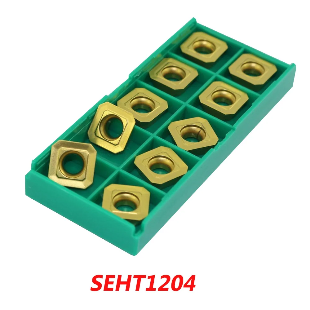 

SEHT1204 Changeable Durable Coating Carbide Milling Inserts for KM12 cutter head Free Shipping All Countries