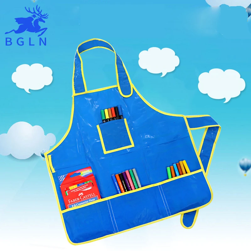 Bgln Waterproof Painting Apron Children For Kids