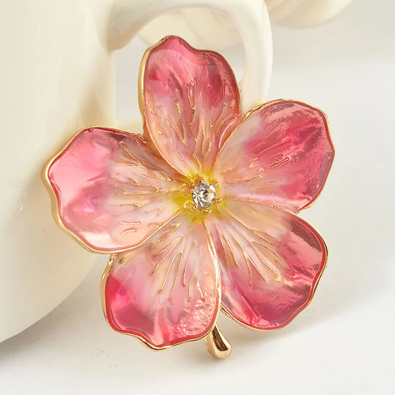 4.5*4.3Cm Flower Cardigan Clip Duck-Mouth Clips Pin Brooch Alloy Buckles For Sweater Shawl Shawl Shirt Cardigan Decoration Women