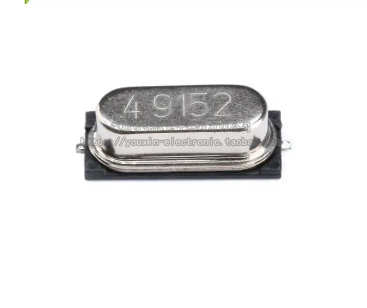 Quartz SMD Crystal HC49 3.579545MHz to 20MHz