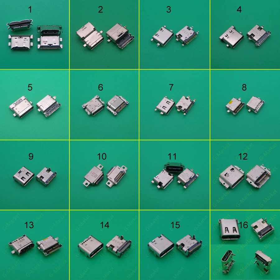 16 modelos 32 pçs interface de dados