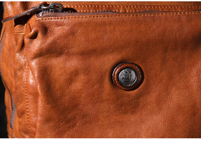 AETOO винтажная итальянская сумка на плечо из воловьей кожи, мужской рюкзак из воловьей кожи ручной работы, Повседневная сумка для компьютера