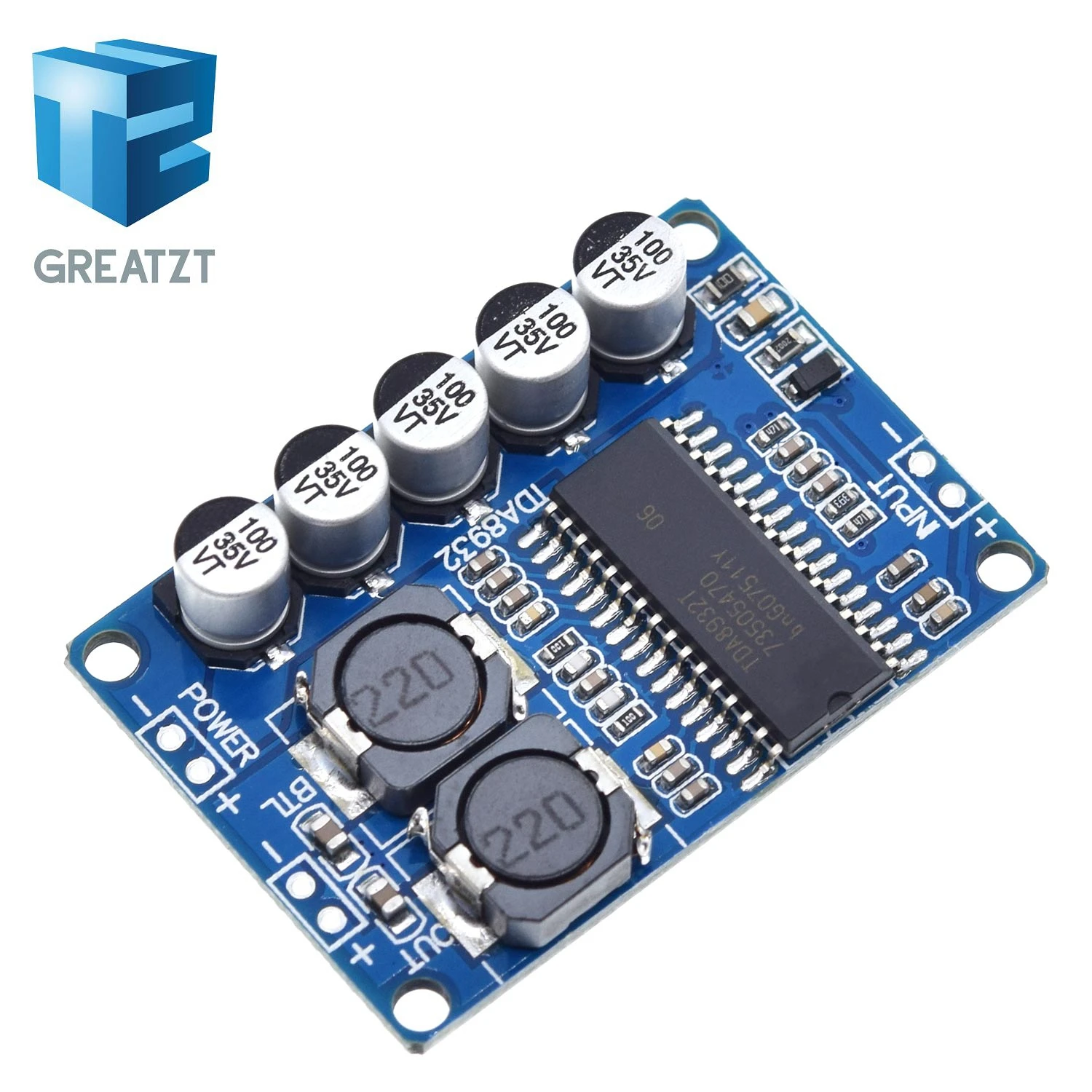 

GREATZT Digital power amplifier board module 35w mono amplifier module High-power TDA8932 low power consumption