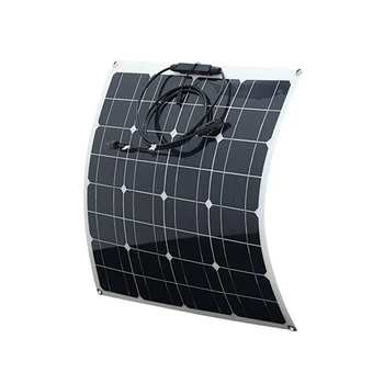 

50W 18V Mono Solar Panels Battery Charger Trickle For Phone Car Boat