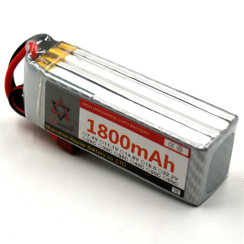 RC Lipo батарея 4S 14,8 V 1800 mAh 25C 35C 60C литий-полимерный аккумулятор для RC для автомобиля, самолета лодки грузовой вертолет танк