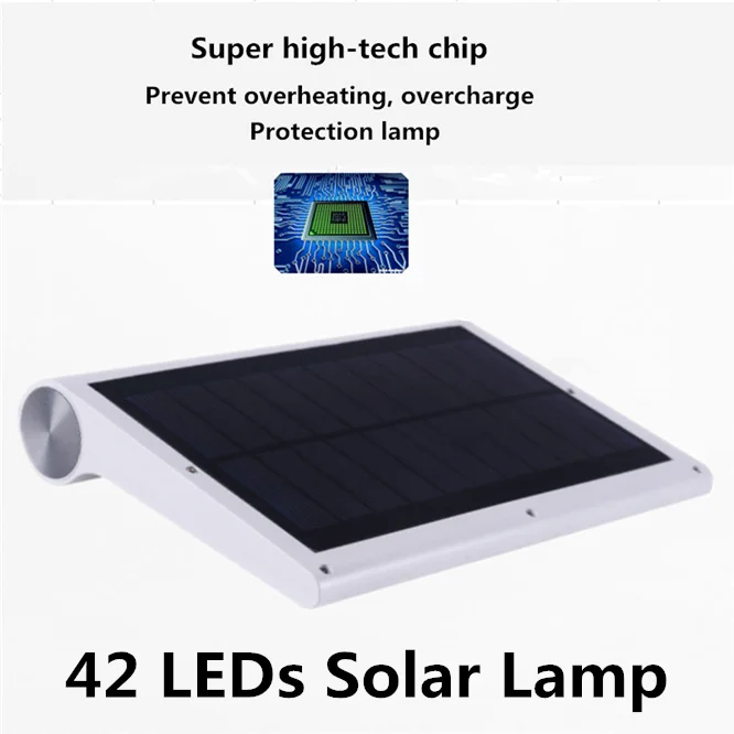 3 years warranty Solar Power PIR Motion Sensor Wall Lamp Waterproof Outdoor Garden sensor Solar Lamp Energy saving LED light