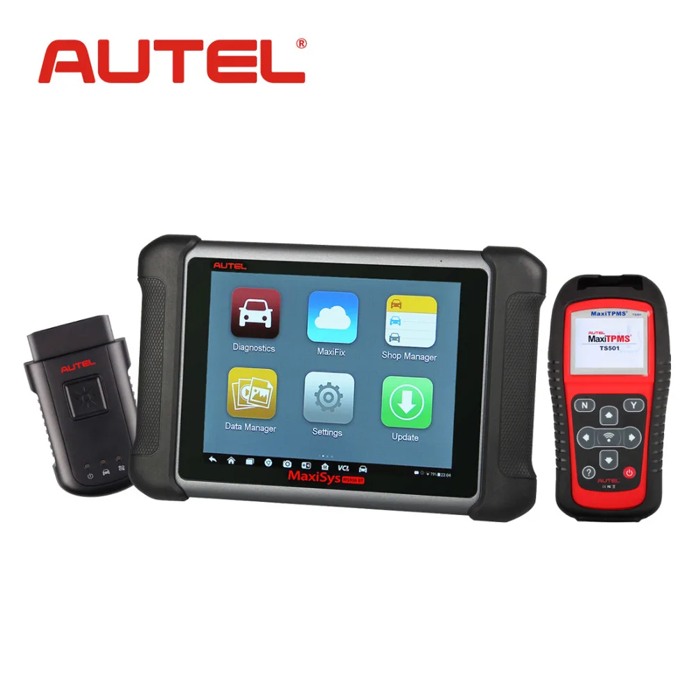 

Autel MaxiSys MS906BT OBD2 Car Diagnostic-Tool & MaxiTPMS TS501 Diagnostic Tool OBDII Adapters Tire Pressure Monitor