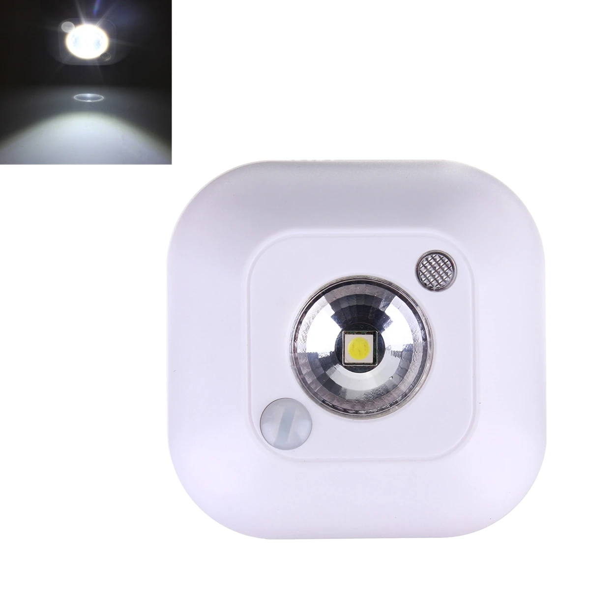 

1Pc Mini Wireless Motion Sensor Ceiling Night Light Porch Wall lamps PIR Intelligent LED Human Body Motion Induction Lamp