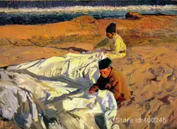 Стены искусства Вышивание парус по joaquin sorolla Y бастида декор картины ручной росписью высокого качества