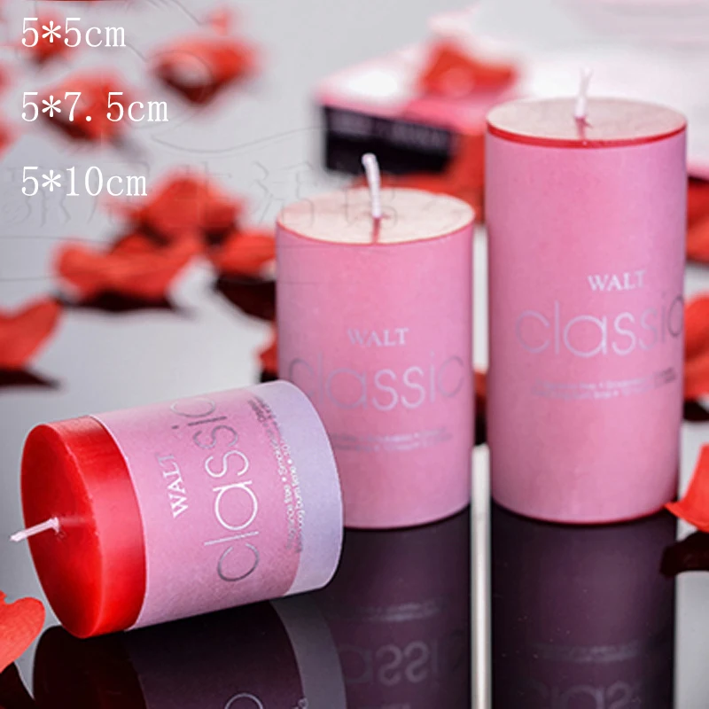 

Aromeasy 1PCS Scented Candles Craft Candle Gifts Party Wedding Home Column Wax Smokeless Fragrant Candle Decorative 5*5cm