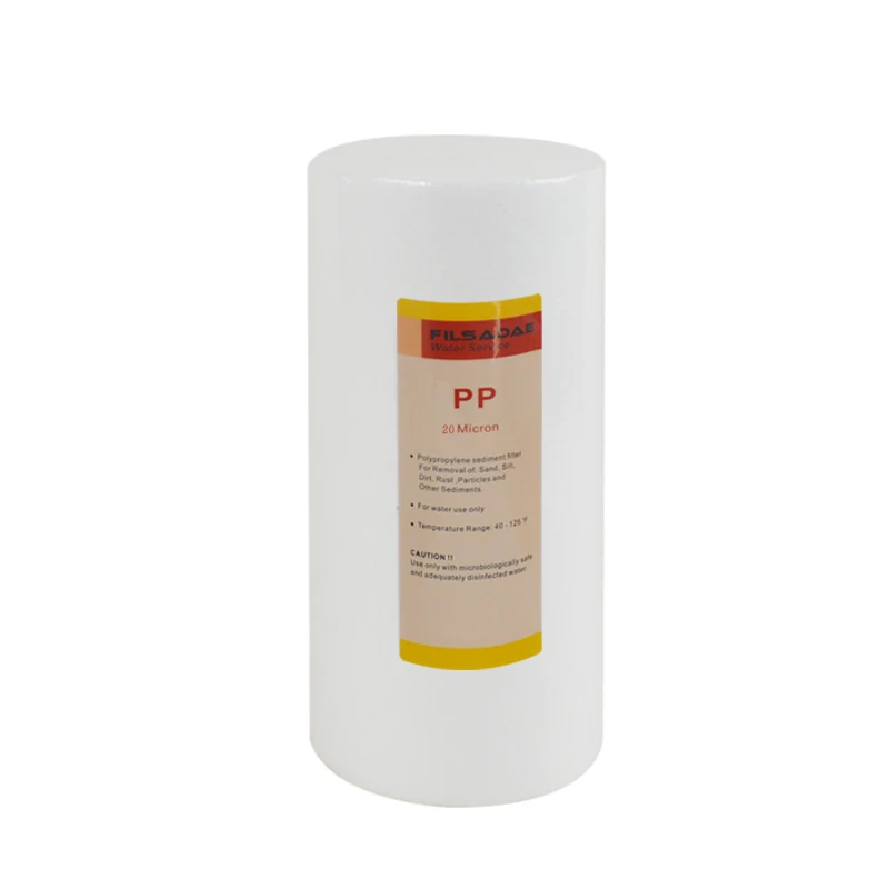 

20-Micron Big Blue Whole House Polypropylene Water Filter 10-Inch L x 4.5-Inch PP Sediment Filters - 1 PACK