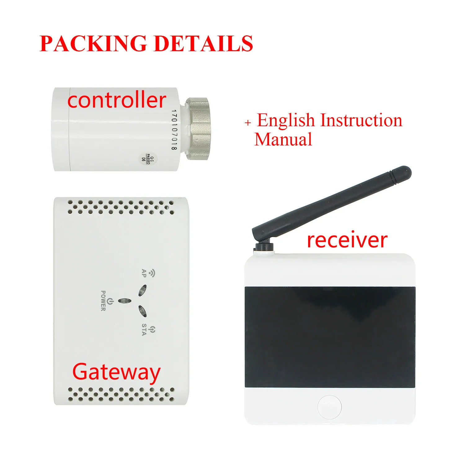  WIFI gas boiler thermostat Thermostatic radiator valve digital programmable thermostat for radiator