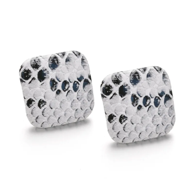 

Vintage Multicolor Punk Snake Skin Stud Earrings Women Party Geometric Round Square Leopard Textured Earring Jewelry Wholesale