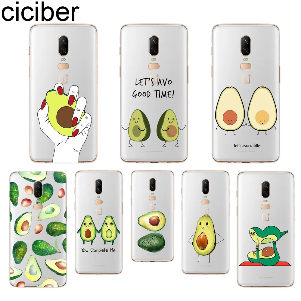 ciciber Cute Avocado Phone Case For font b Oneplus b font font b 7 b font